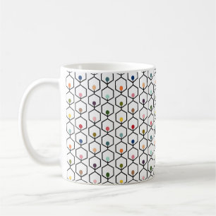 Hexagon Chains Coffee Mug