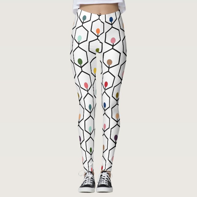 Hexagon Chains Leggings (Front)