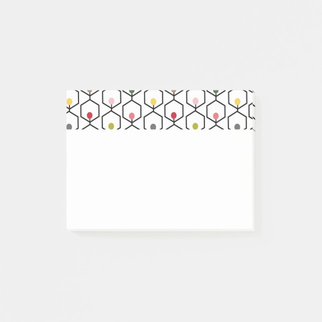 Hexagon Chains Post-it Notes (Front)