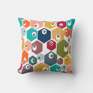 Hexagon Eyeballs  Cushion