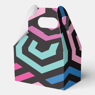 Hexagon Geometric Pattern Favour Box