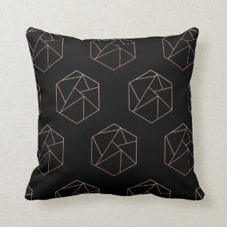 Hexagon geometric pillow