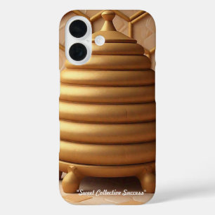 "Hexagon Haven Art" iPhone 16 Case
