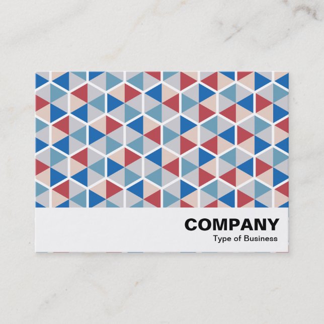 Hexagon Pattern 05 Business Card (Front)