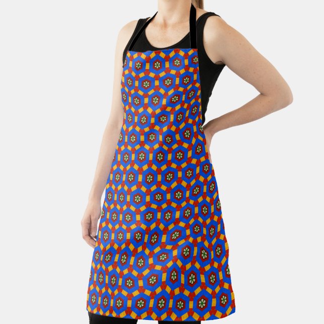 Hexagon Pattern Apron (Insitu)