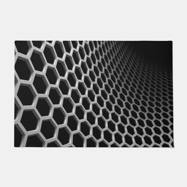 Hexagon Pattern Doormat (Front)