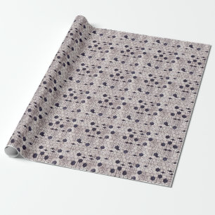Hexagon pattern, isometric, grungy print wrapping paper