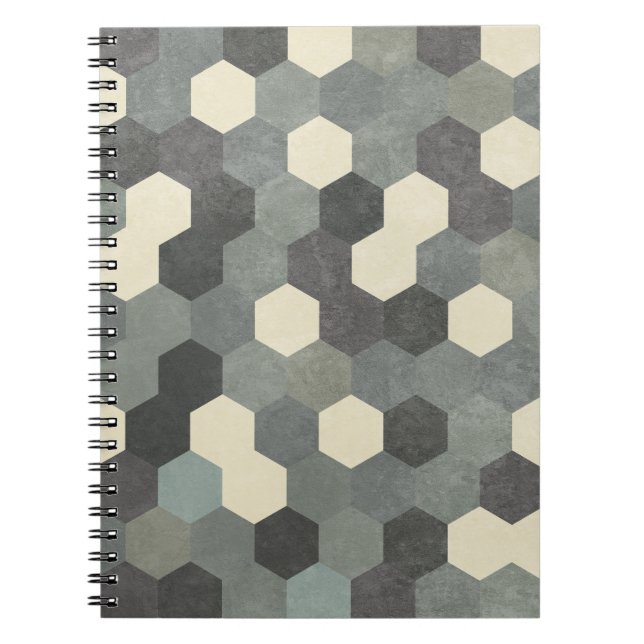 Hexagon Pattern Notebook (Front)