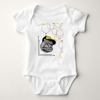 Hexagon-Pitti Baby Jersey Strampler Bodysuit