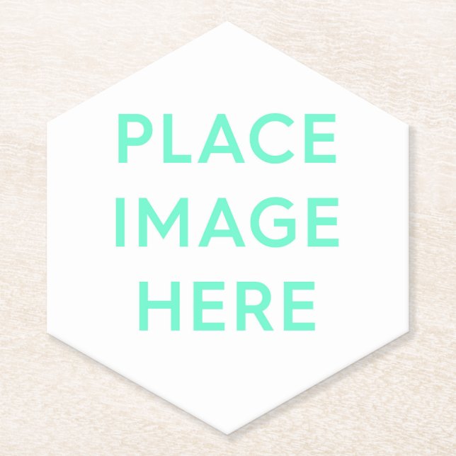 Hexagon Pointed Top Coasters (Front)