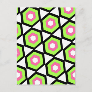 Hexagon Postcard