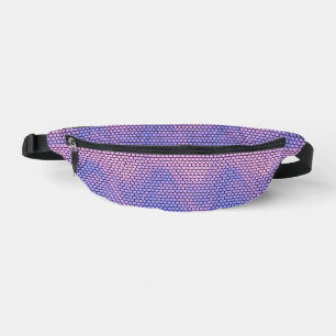 Hexagon Purple Pink Abstract Pattern Bum Bags