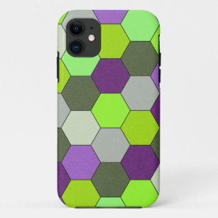 Hexagon shapes iPhone 11 case