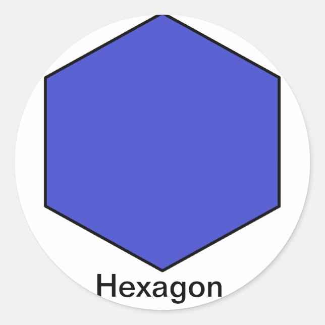 Hexagon Sticker (Front)