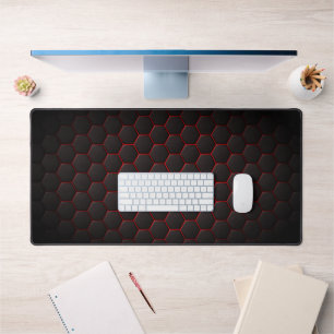 Hexagonal Bee Hive Tech Desk Mat