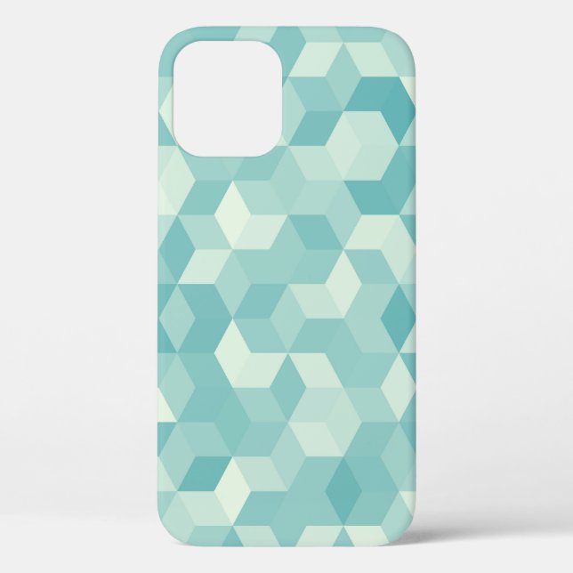 Hexagonal Blue Seamless Pattern Case-Mate iPhone Case (Back)