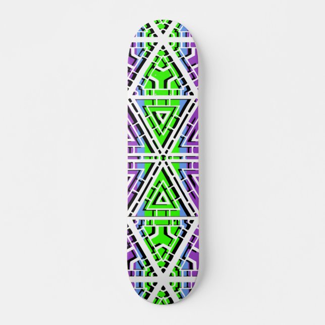 Hexagonal Patterns: Skateboard (Front)