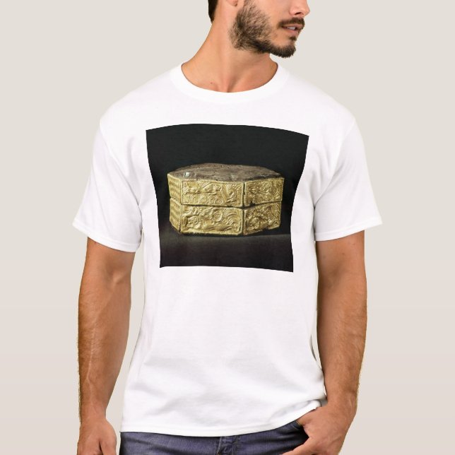 Hexagonal pyxis decorated with animals T-Shirt (Front)
