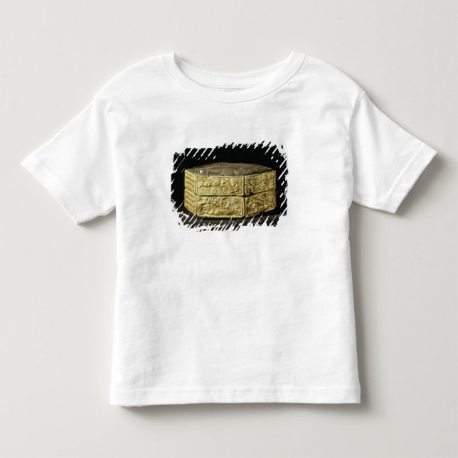Hexagonal pyxis decorated with animals toddler T-Shirt (Front)