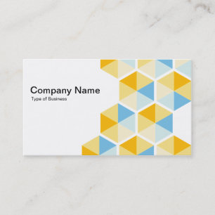 Hexagons 03 business card