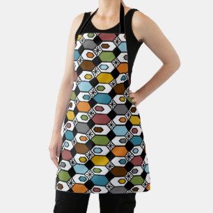 Hexagons and Starbursts Apron