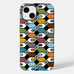 Hexagons and Starbursts Case-Mate iPhone 14 Case