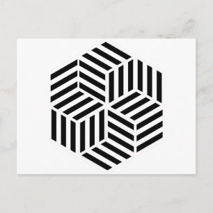 Hexagons Postcard