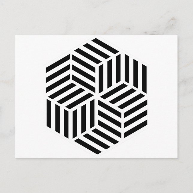 Hexagons Postcard (Front)