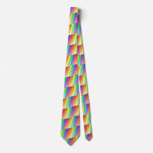 Hexagons - Rainbow Tie