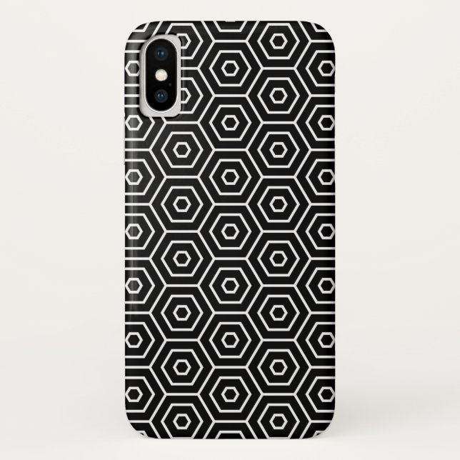 Hexagons texture geometric pattern Case-Mate iPhone case (Back)