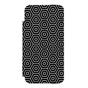 Hexagons texture geometric pattern incipio watson™ iPhone 5 wallet case
