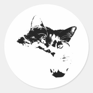 Hexbound Stare Classic Round Sticker