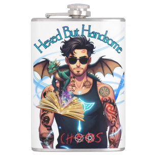 Hexed But Handsome Chaos Hip Flask