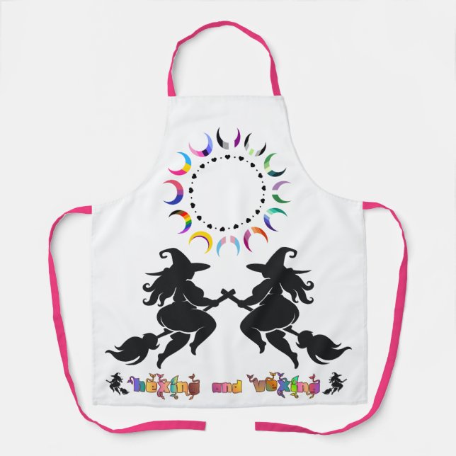 HEXING AND VEXING for the Plus Size Pagan Apron (Front)