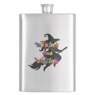 HEXING AND VEXING for the Plus Size Pagan Hip Flask