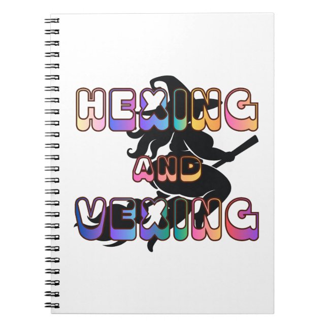 HEXING AND VEXING for the Plus Size Pagan Notebook (Front)