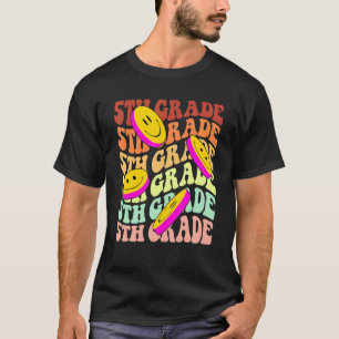 hey 5th fifth grade teacher Back To School Retro s T-Shirt