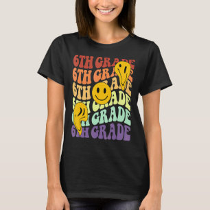 hey 6th sixth grade teacher Back To School Retro s T-Shirt