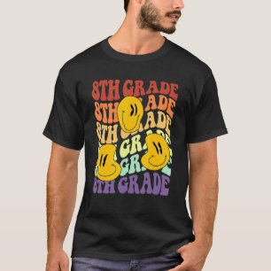 hey 8th eighth grade teacher Back To School Retro T-Shirt