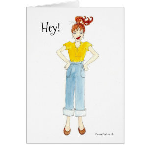 Hey Are you still Mad Greeting Card