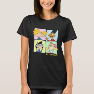 Hey Arnold Main Characters Boxed Up Portraits T-Shirt