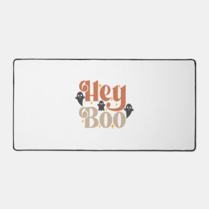 Hey Boo Boho Halloween Hey Boo Ghost Desk Mat