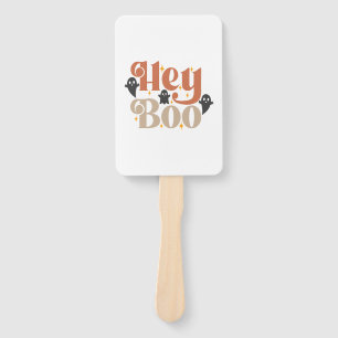 Hey Boo Boho Halloween Hey Boo Ghost Hand Fan