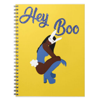 Hey Boo! Bunny Girls Notebook
