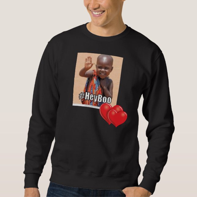Hey Boo Crewneck Sweatshirt (Front)