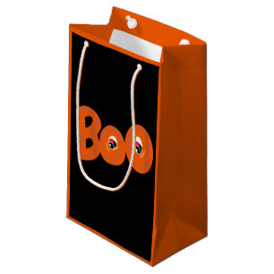 Hey Boo Did I Scare You Too Typography Drawing Art Small Gift Bag