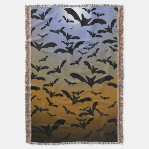 Hey Boo Did I Scare You Too Typography Drawing Art Throw Blanket