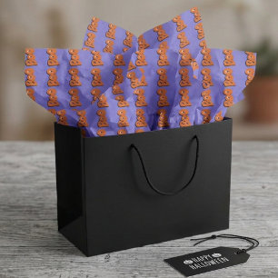 Hey Boo Did I Scare You Typography Drawing Art Tissue Paper