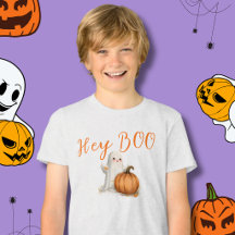 Hey BOO Ghost Pumpkin 