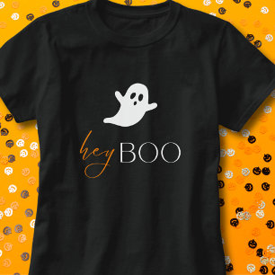 Hey Boo Ghost  T-Shirt